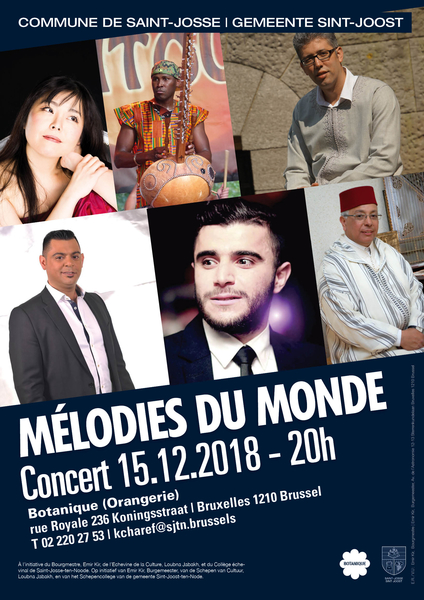 Affiche Concert mélodies du monde