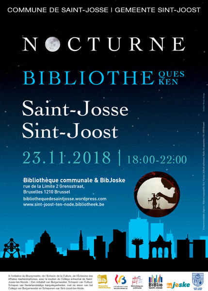 Affiche Nocturne Bibliothèque