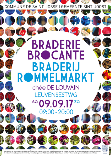 affiche braderie