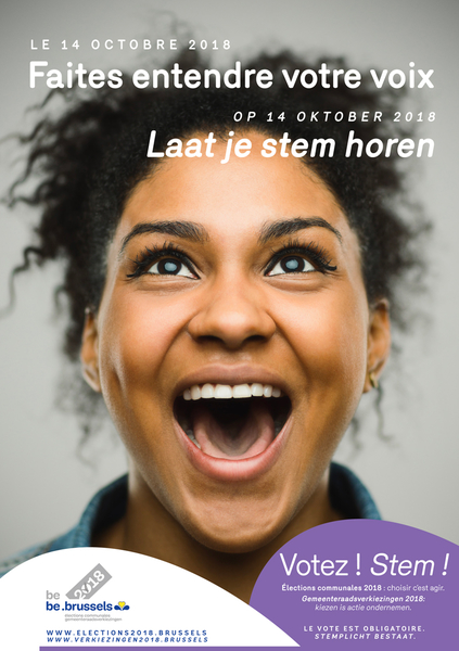 Affiche Gemeentelijke verkiezingen 2018