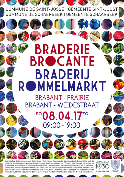 affiche braderie brocante