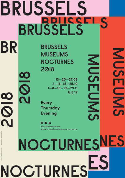 Affiche Brussels museum nocturnes