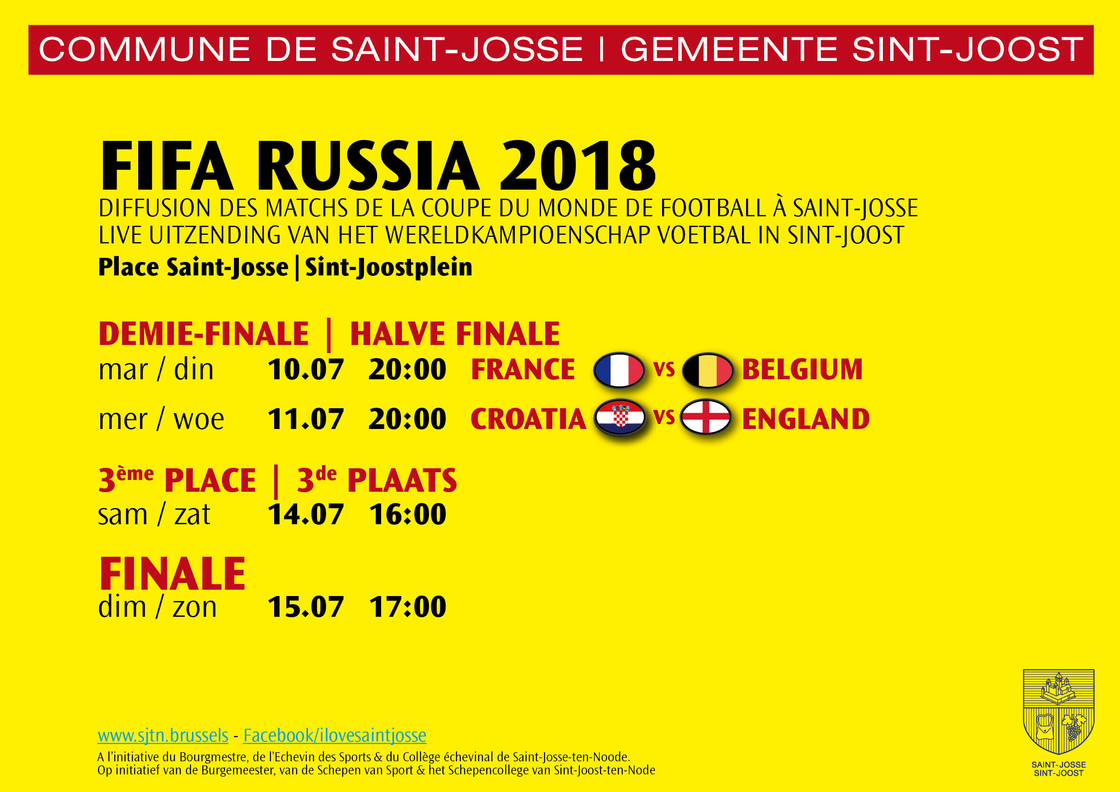 Programme match coupe du monde