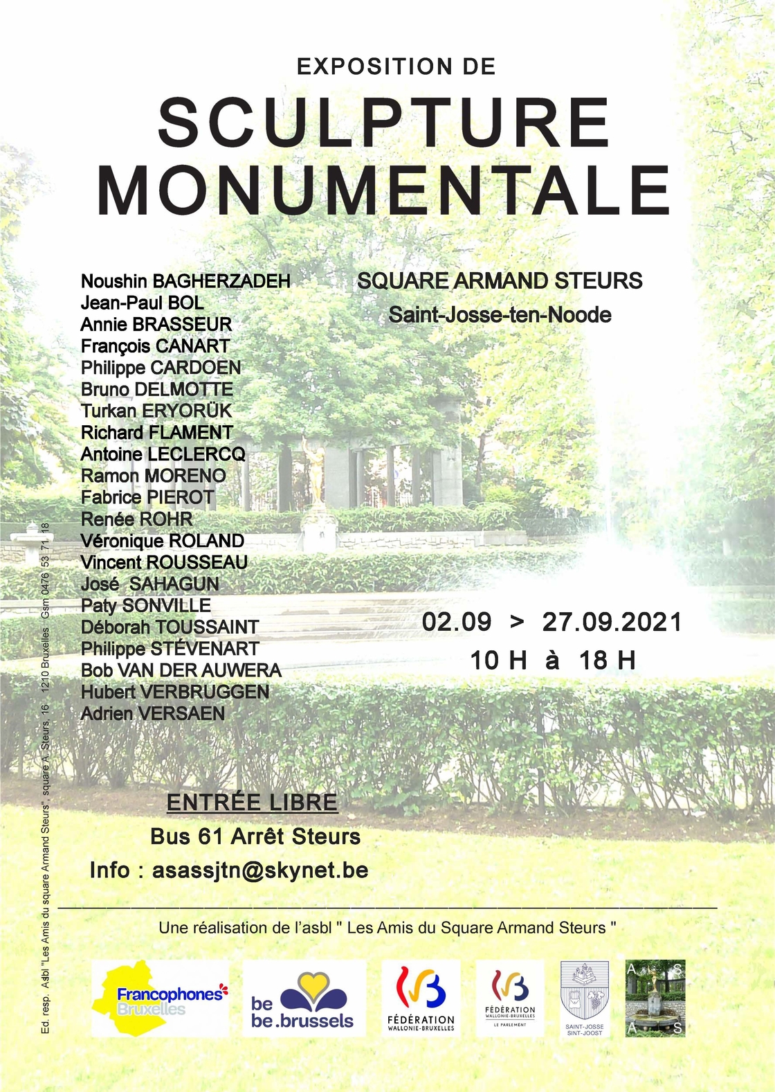 Affiche sculpture monumentale