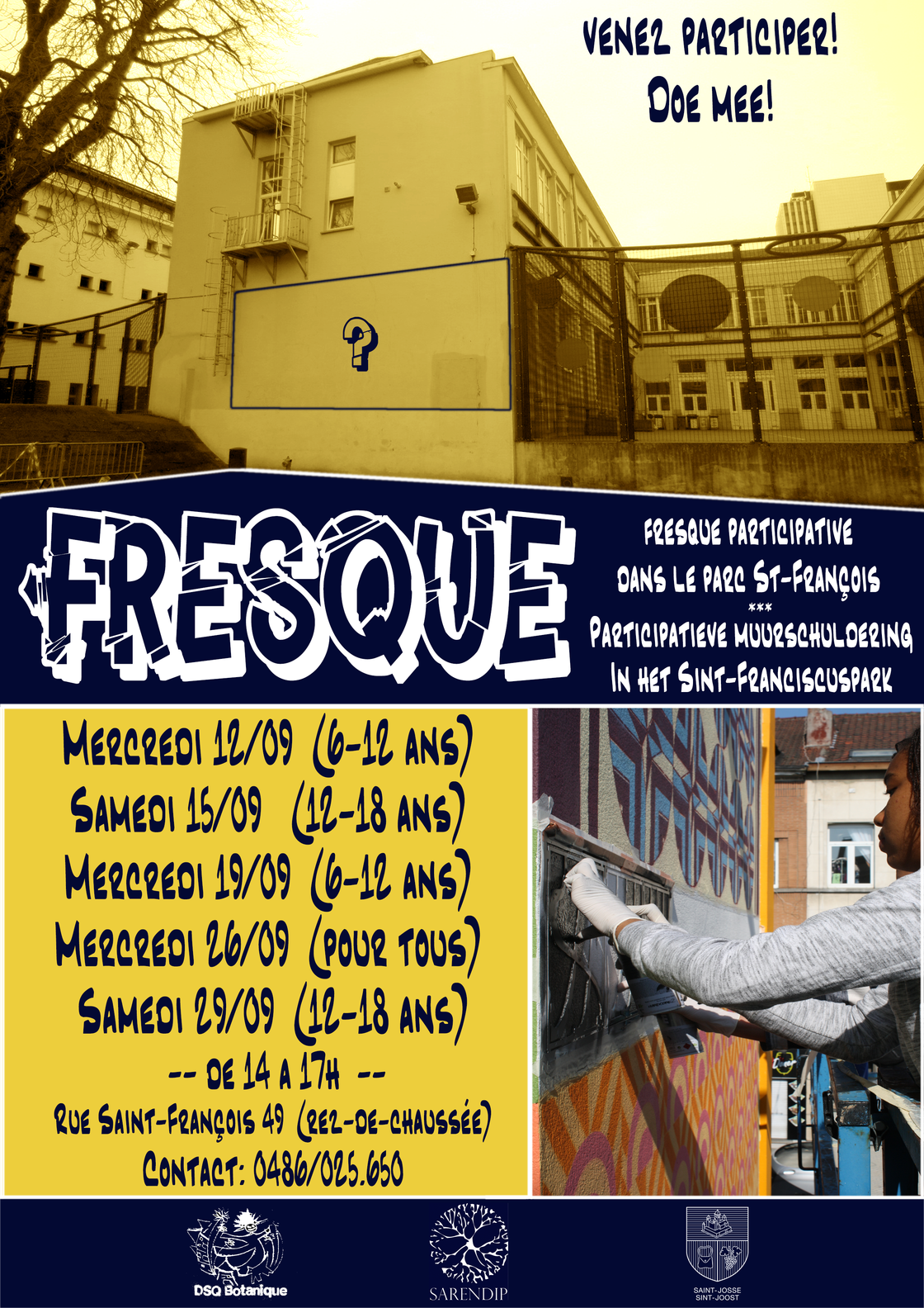 Affiche fresque participative