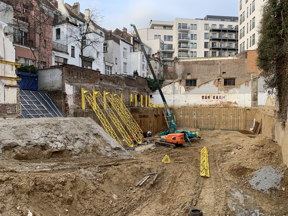 Effondrement chantier rue du Vallon