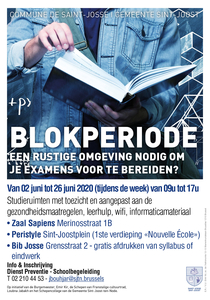 Affiche blokperiode