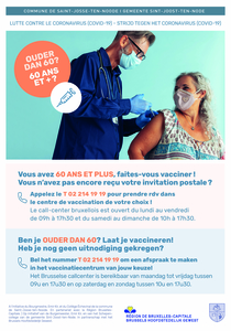 Affiche Vaccination 60+