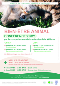 Bien être animal - affiche conférences