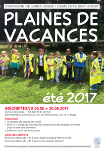 affiche plaines de vacances