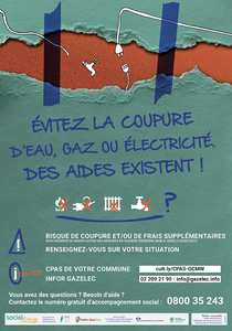Affiche coupures énergie