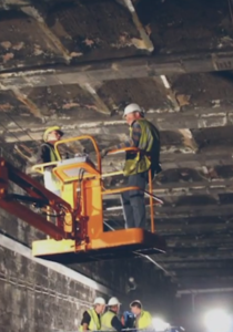 Chantier du tunnel Clovis