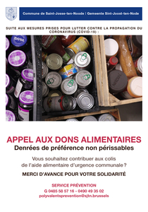 Affiche aide alimentaire
