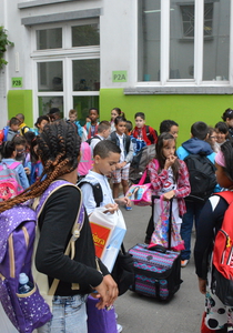 Enfants à l'école primaire