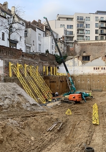 Effondrement chantier rue du Vallon