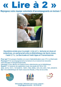 Affiche "Lire à 2"