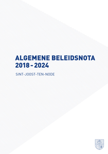 Algemene beleidsnota 2018-2024