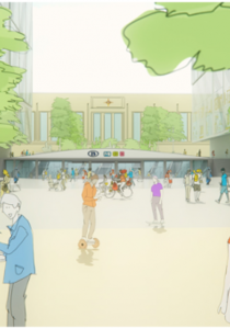 Nouveau pôle multimodal de la gare du nord 
