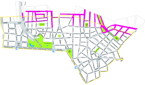 Plan stationnement zone tolérance Schaerbeek