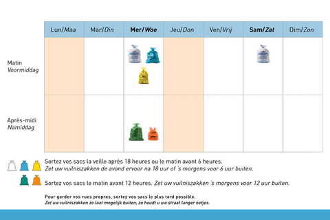 Calendrier des collectes