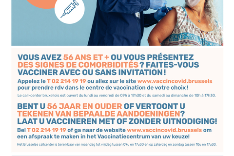 Affiche vaccination +56 ans