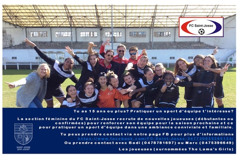 équipe féminine du FC Saint-Josse