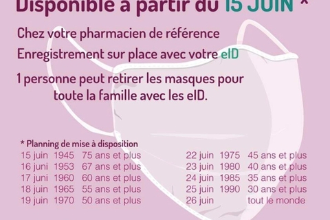 affiche masques fédéraux