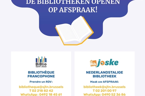 Affiche ouverture des bibliothèques