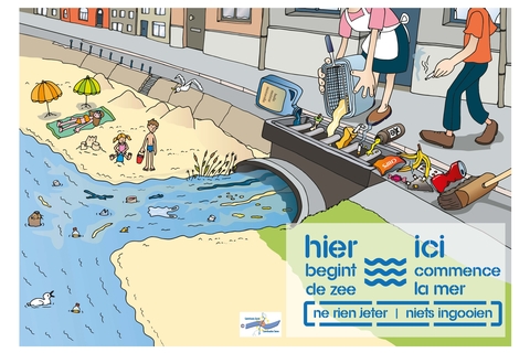 Ici commence la mer (visuel : Bruxelles environnement)