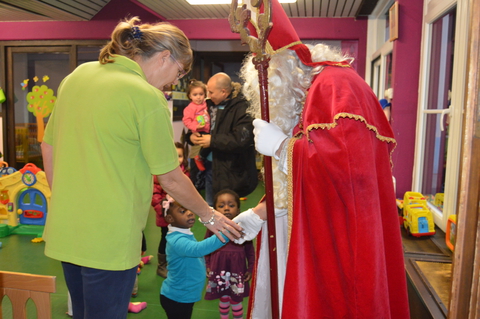 Saint-Nicolas dans les crèches