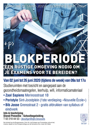 Affiche blokperiode