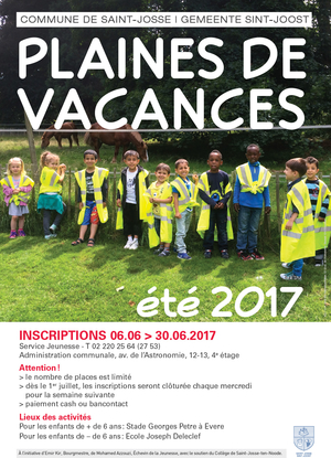 affiche plaines de vacances