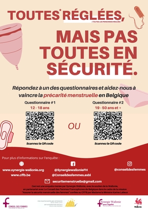 Affiche précarité menstruelle