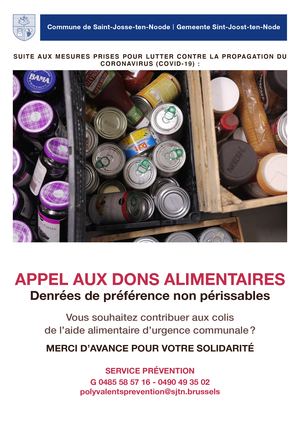 Affiche aide alimentaire