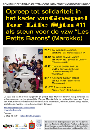 Oproep tot solidariteit in het kader van Gospel for Life Sjtn #11 