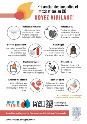 Prévention des incendies et intoxications au CO