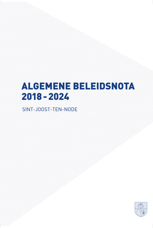 Algemene beleidsnota 2018-2024